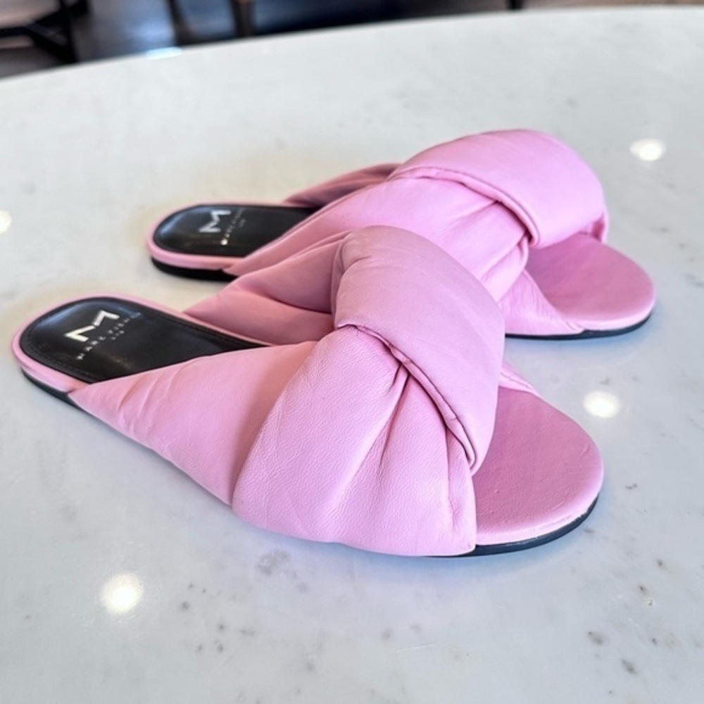 Marc Fisher Olgalia Women's Bubblegum Pink Puffy Slide Sandal Size 5.5
